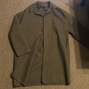 Donna Karan Cashmere Coat Gray